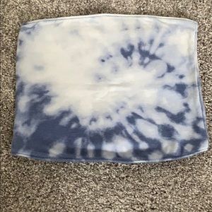 Hollister tie-dye tube top
